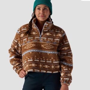 Stoic 1/4 zip cropped fleece